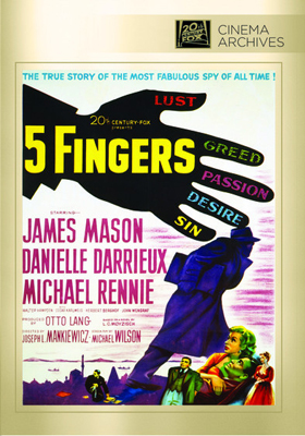 Fox Cinema Archives 5 Fingers DVD