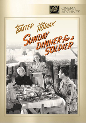 Fox Cinema Archives Sunday Dinner for a Soldier DVD-R