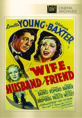 Fox Cinema Archives Wife, Husband and Friend DVD-R