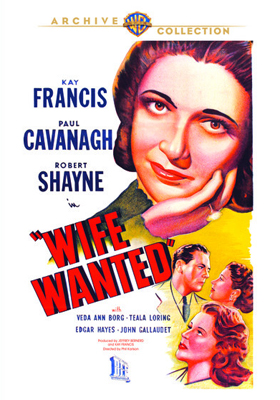 Warner Archive Wife Wanted DVD-R