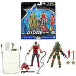 GI Joe Blowtorch vs Croc Master Action Figures