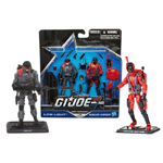 GI Joe Low-Light vs Night-Viper Action Figures