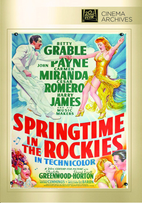 Fox Cinema Archives Springtime in the Rockies DVD-R
